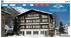 Desktop Screenshot of ferienerlebnis-saastal.ch