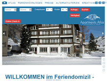 Tablet Screenshot of ferienerlebnis-saastal.ch